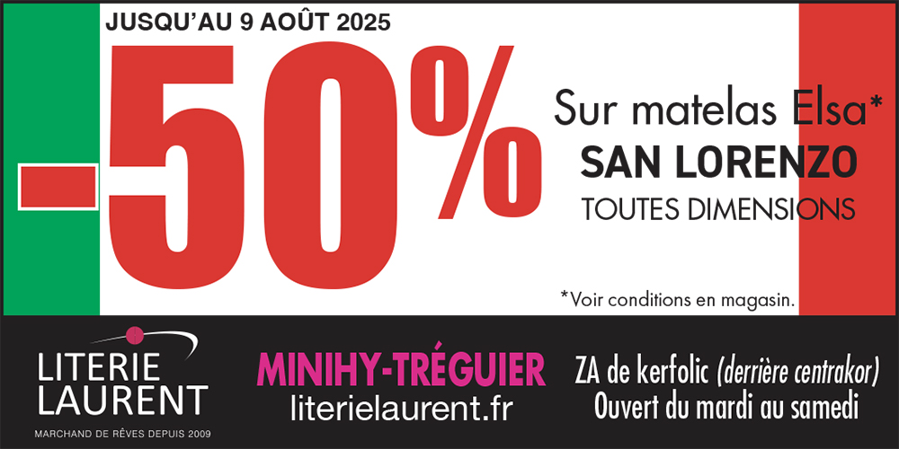 Solde literie dans les côtes d'armor, Trégiuer