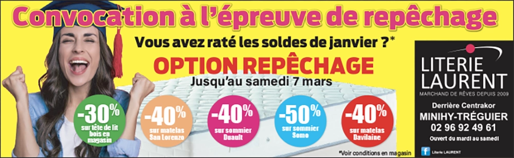 promotions literie tréguier